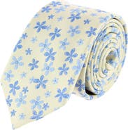 Trafalgar Boy's Weldon Floral Silk Novelty Necktie