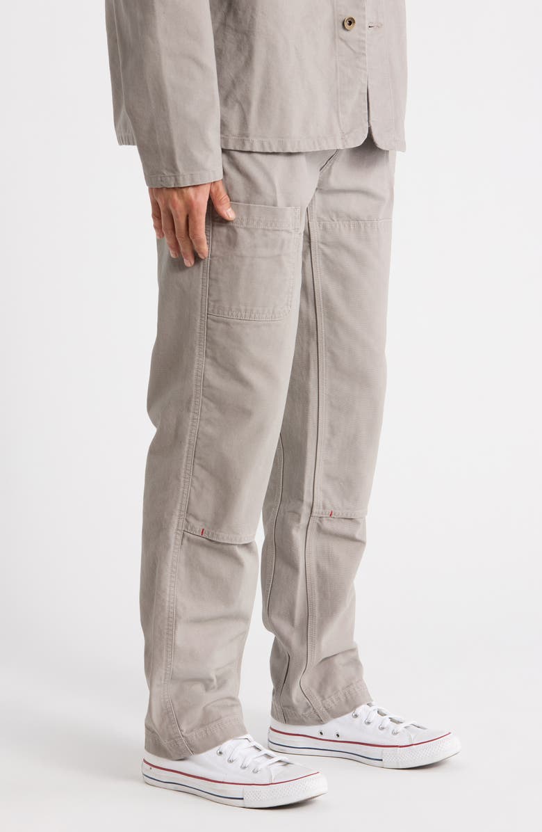 Imperfects Courier OG Fit Organic Cotton Canvas Chore Pants, Alternate, color, Driftwood