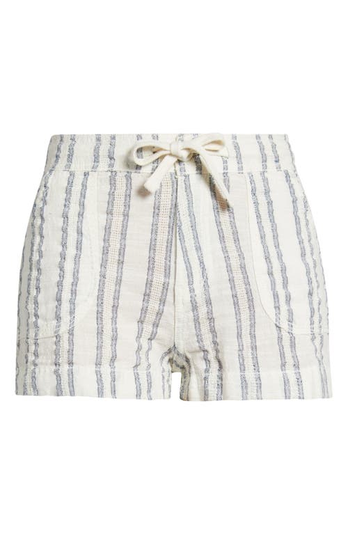 Bdg Urban Outfitters Linen & Cotton Shorts In Off White Stripe
