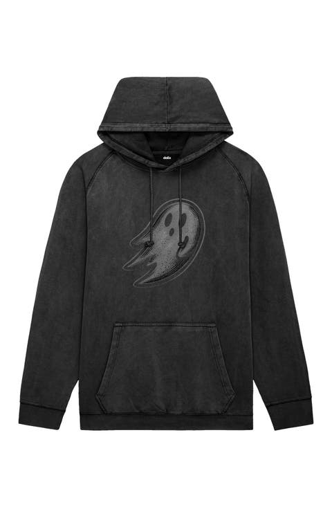 Mens Ghost Washed Hoodie