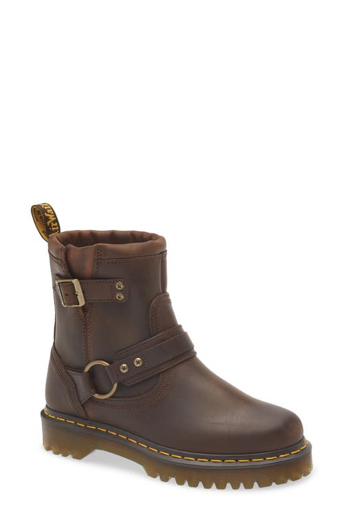 Dr. Martens' Dr. Martens Anistone Harness Boot In Brown