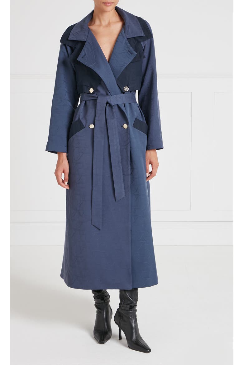Victory Trench Coat, Main, color, Sea Blue