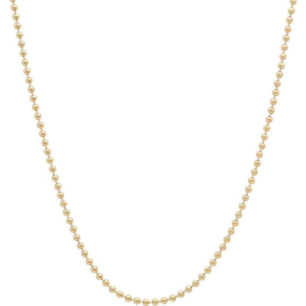 Sara Weinstock 18k Gold Bead Chain Necklace in Yellow at Nordstrom, Size 18"