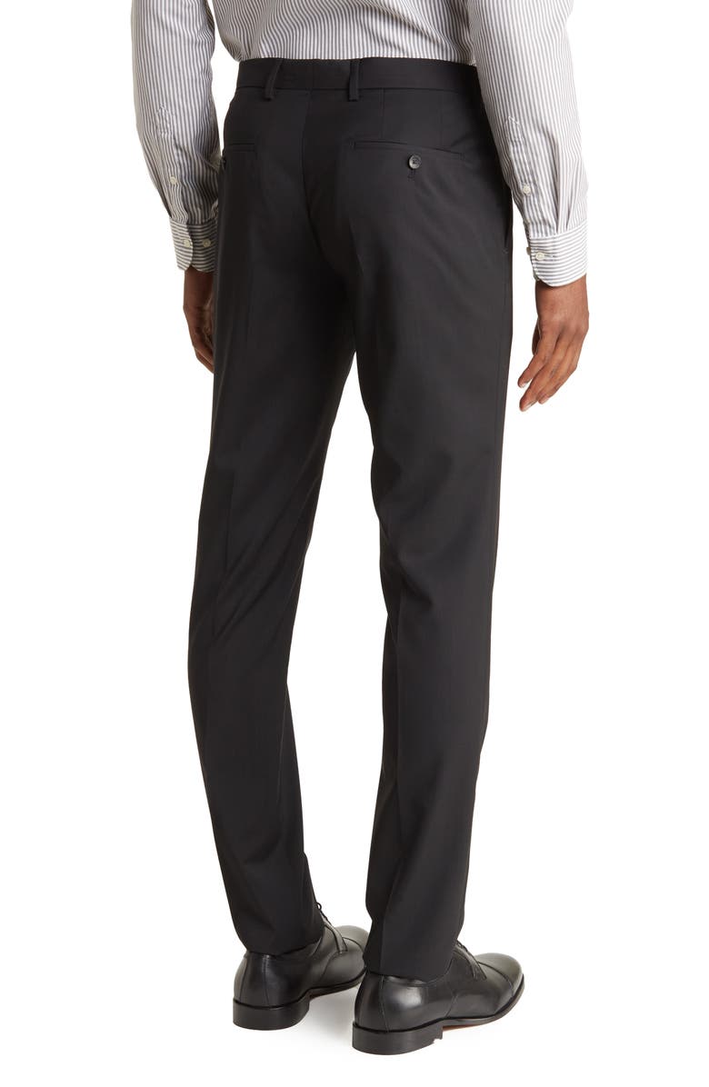 BOSS Genesis Wool Trousers, Alternate, color, Black