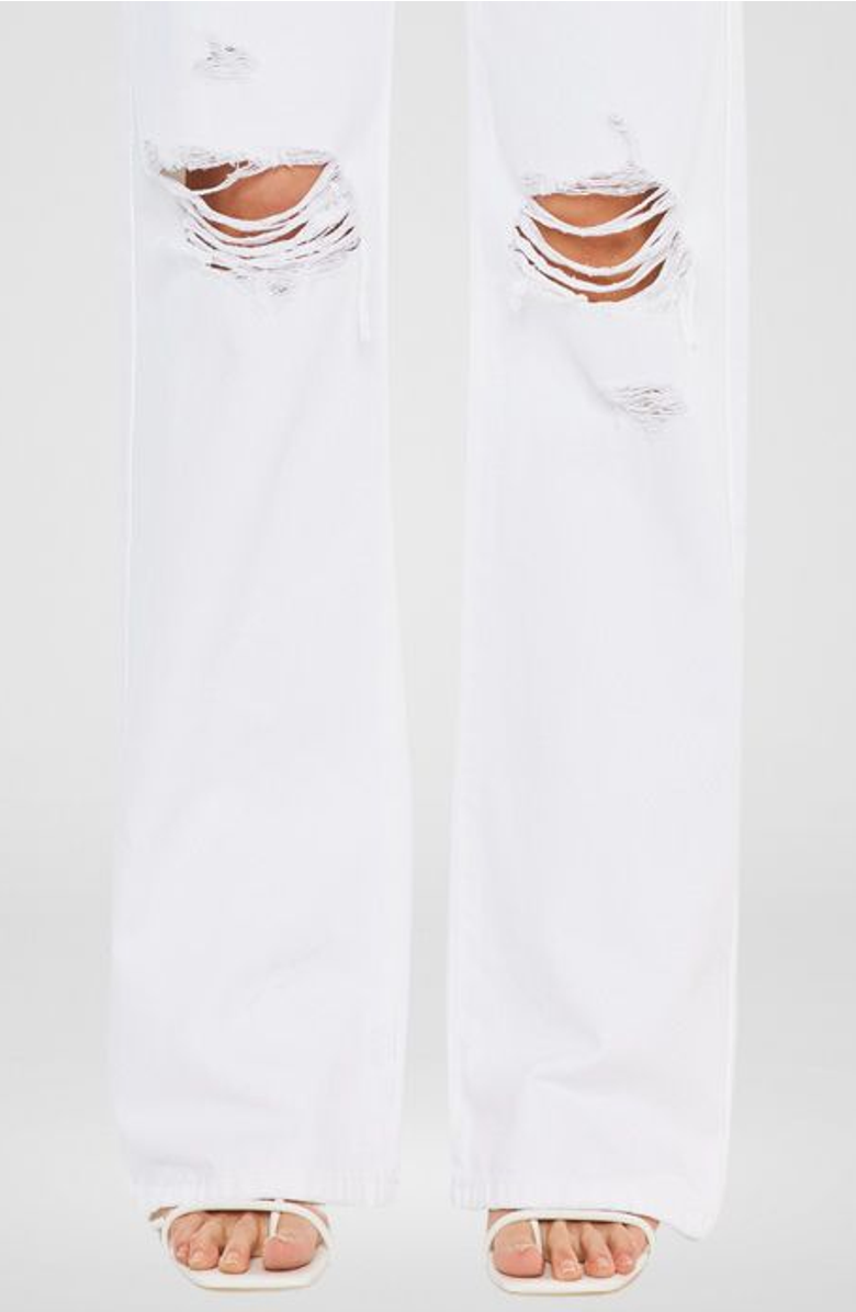 KanCan Montana Ultra High Rise 90's Flare Jeans, Alternate, color, White