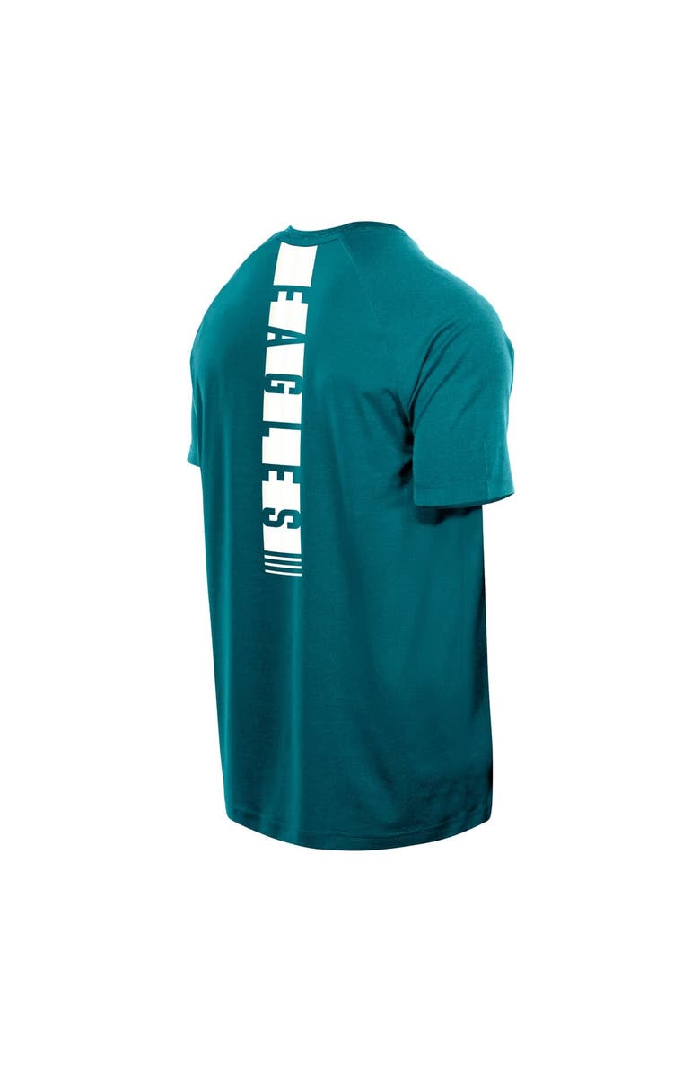 New Era Men's New Era  Midnight Green Philadelphia Eagles Functional Fandom Reflective T-Shirt, Alternate, color, Green
