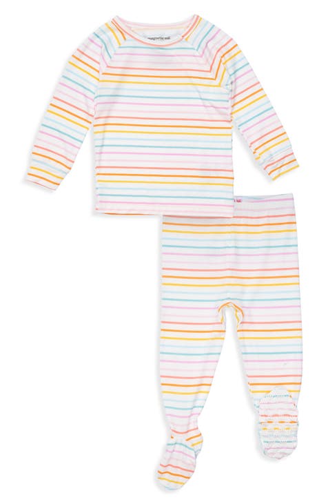 Magic Glitter Sparkle Top & Footed Pants Set (Baby)