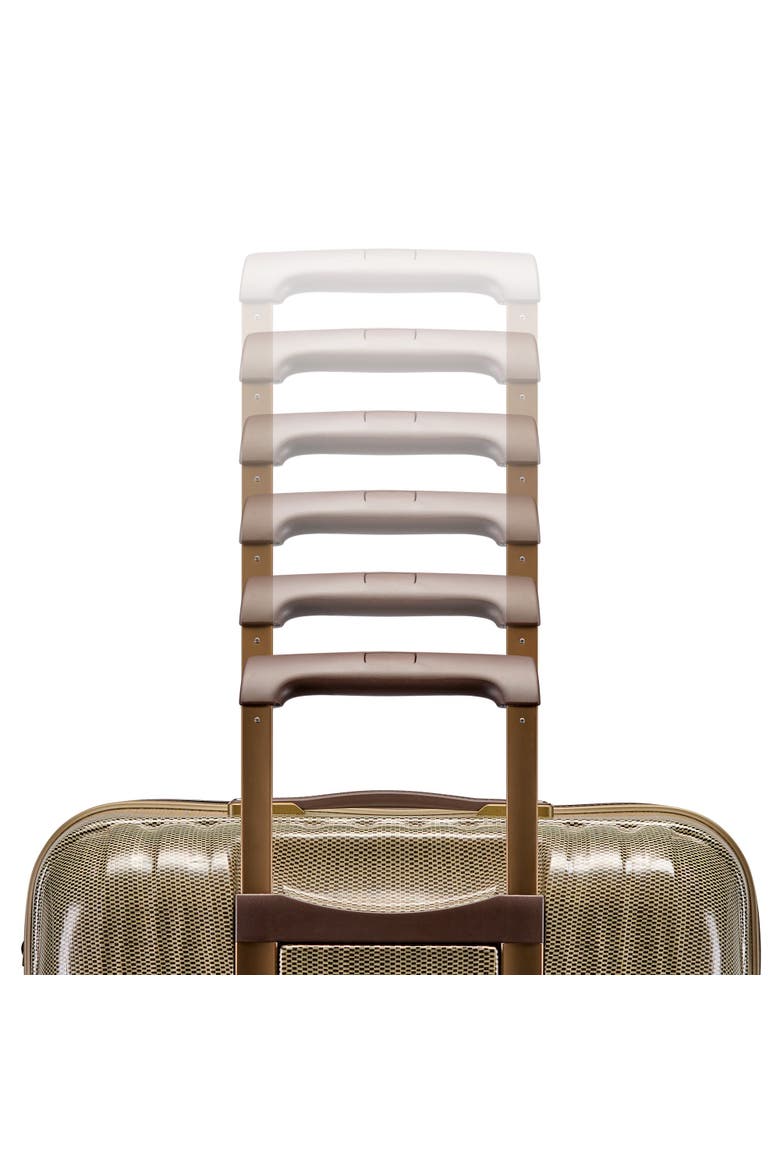Tweed CURV Hardside Global Carry-On  Spinner 22', Alternate, color, Tweed/Natural Leather