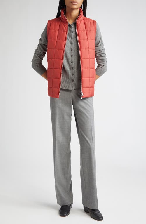 Lafayette 148 New York Reversible Quilted Vest In Multi