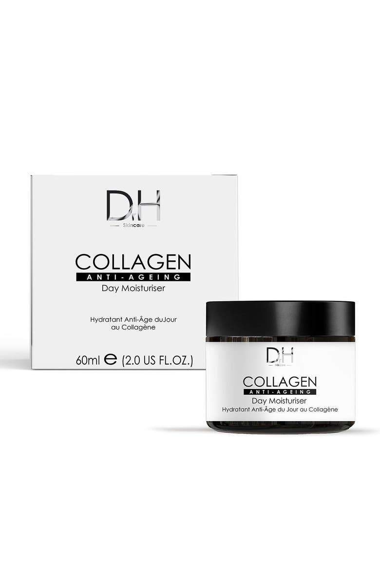 Dr H Collagen Anti-Ageing Day Moisturiser 60ml x 2 Duo Set, Alternate, color, White