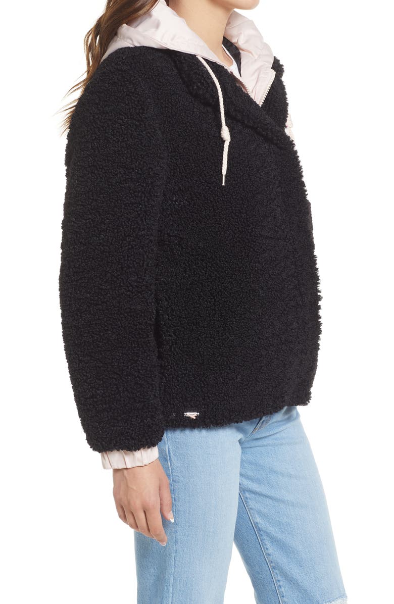 Levi's<sup>®</sup> High Pile Fleece Hooded Zip Jacket, Alternate, color, 