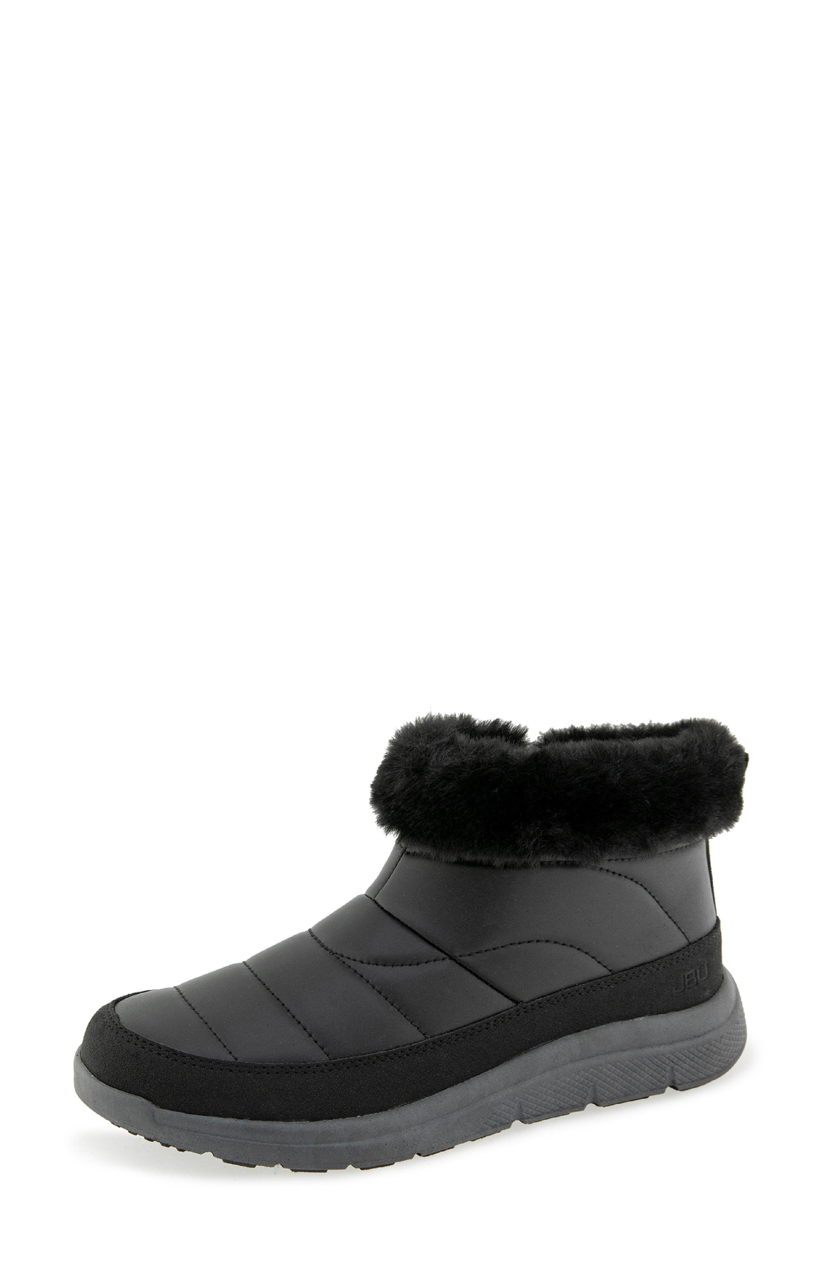 Teagan Water Resistant Bootie, Alternate, color, BLACK