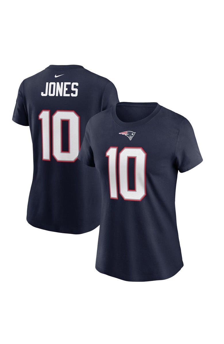 Nike Women's Nike Mac Jones Navy New England Patriots Player Name & Number T-Shirt, Main, color,
