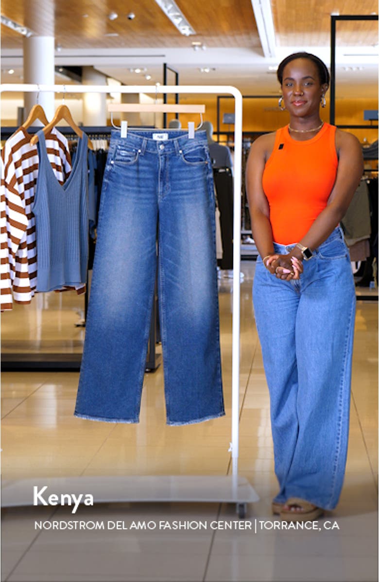 Sasha High Waist Wide Leg Jeans, sales video thumbnail