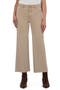 Meg Fab Ab Raw Hem High Waist Ankle Wide Leg Jeans