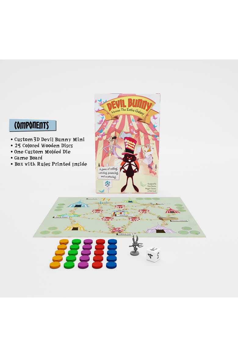Devil Bunny Versus The Entire Galaxy Board Game, Alternate, color, Multicolored
