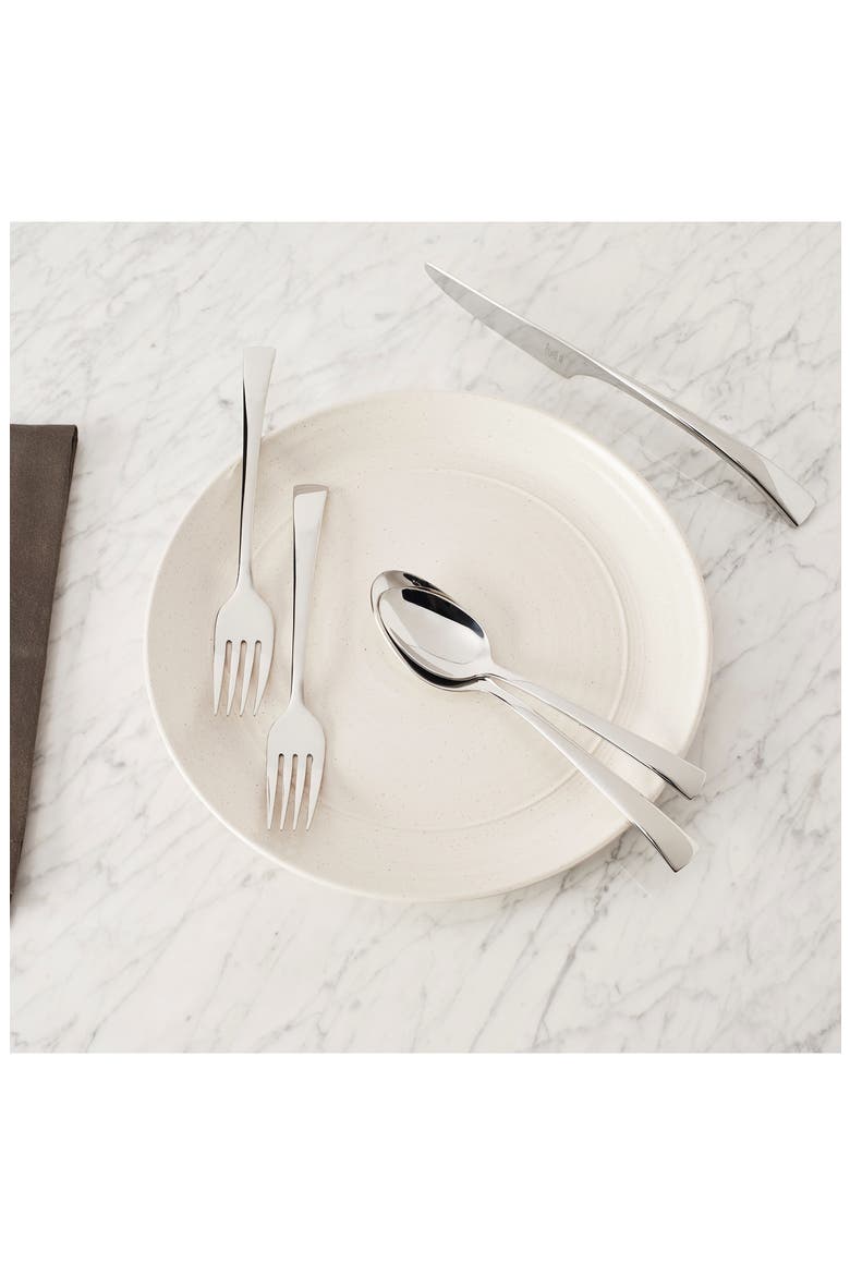 Bellasera 45-Piece Flatware Set, Alternate, color, STAINLESS STEEL
