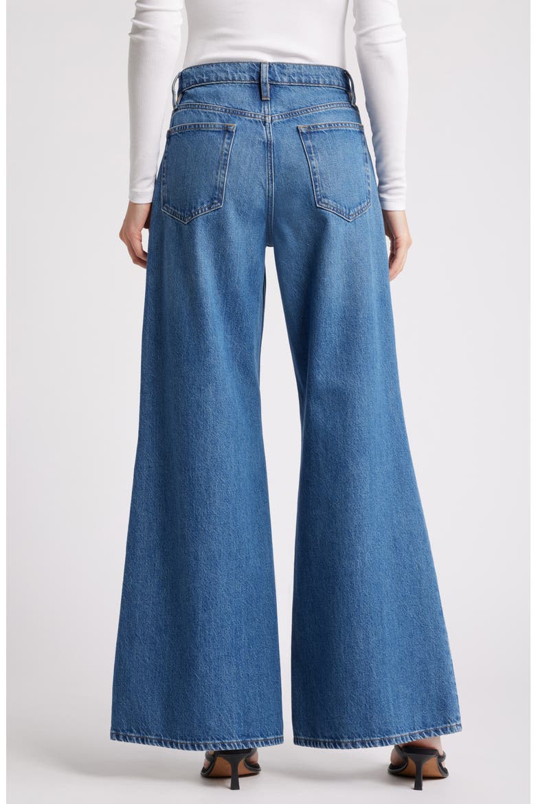 Easy Wide Flare Jeans, Alternate, color, LUCITE