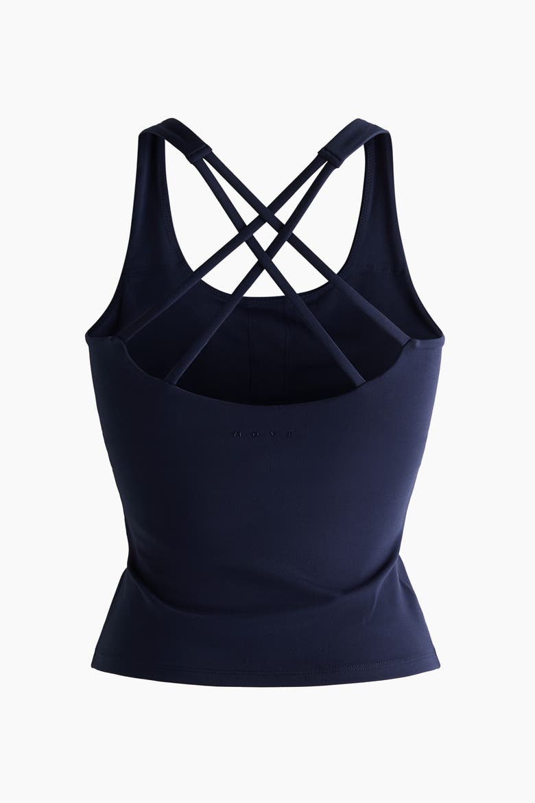 Sports Vest Top With Softmove, Alternate, color, Navy blue