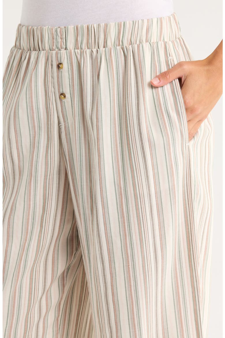 Hangout Stripe Pajama Pants, Alternate, color, HAZEL STRIPE