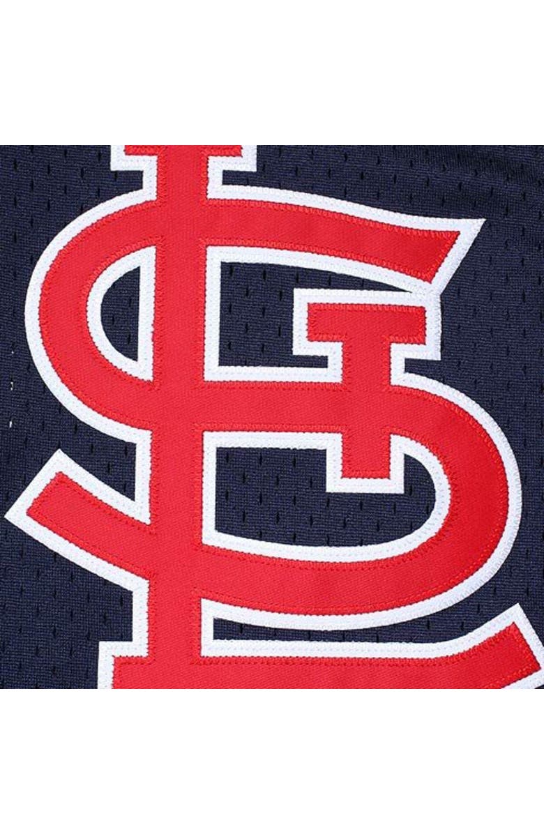 Mitchell & Ness Men's Mitchell & Ness Ozzie Smith Navy St. Louis Cardinals 1994 Authentic Cooperstown Collection Mesh Batting Practice Jersey, Alternate, color,