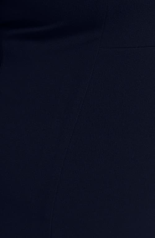 Calvin Klein Basic Sleeveless Sheath Dress In Indigo