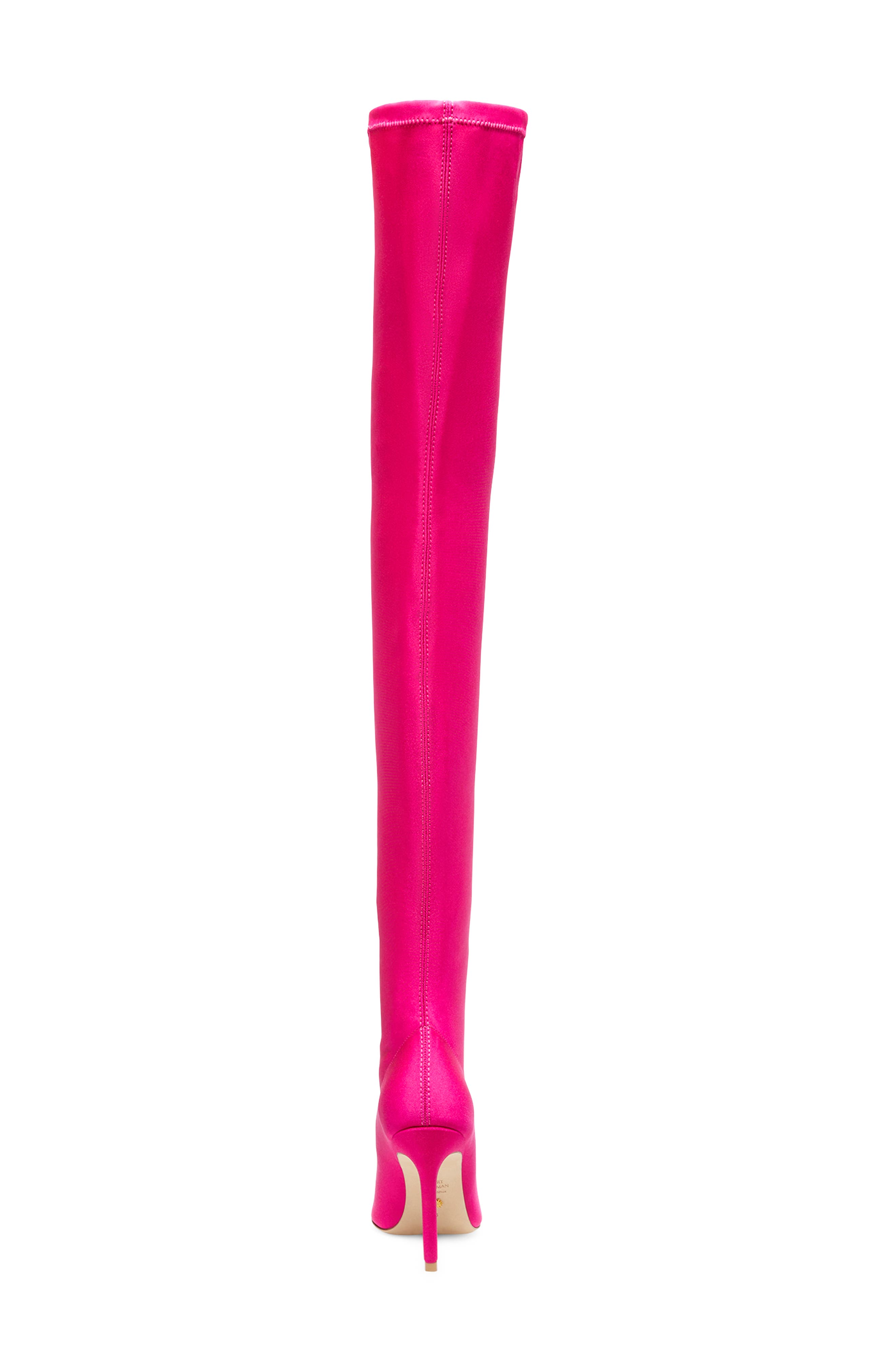 Ultrastuart 100 Stretch Over the Knee Boot, Alternate, color, MAGENTA