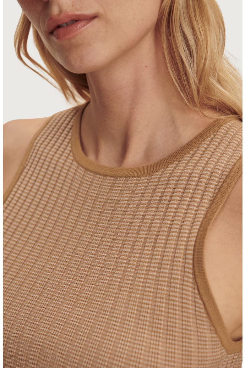 Hanson Rib Knit Tank, Alternate, color, MID TAN