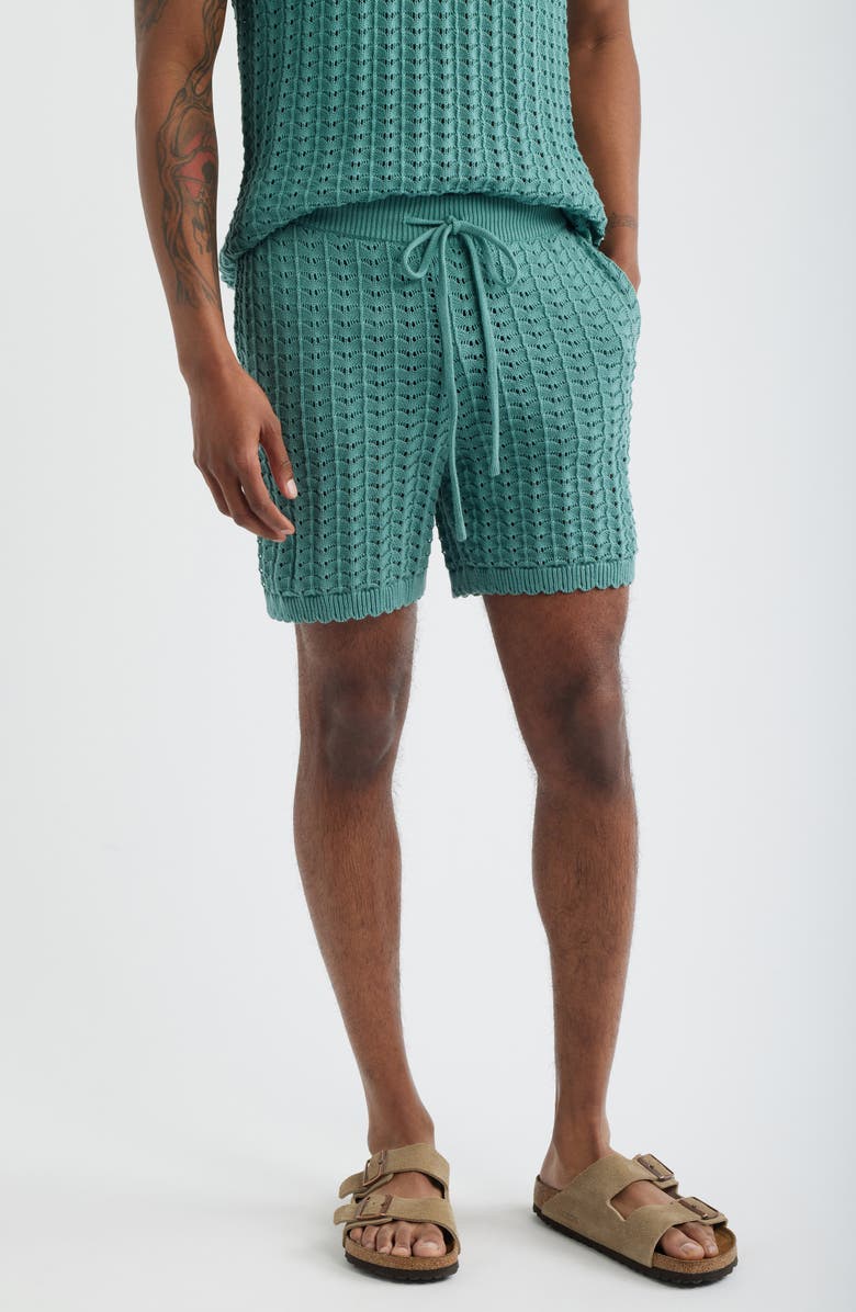 MAVRANS Salt Water Knit Shorts, Main, color, 