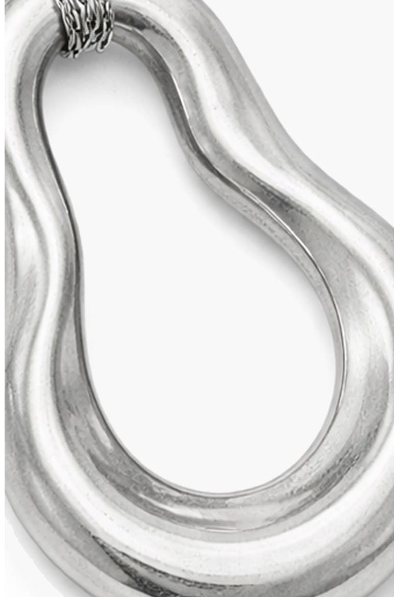 Nova Wave Necklace in Silver, Alternate, color, Silver