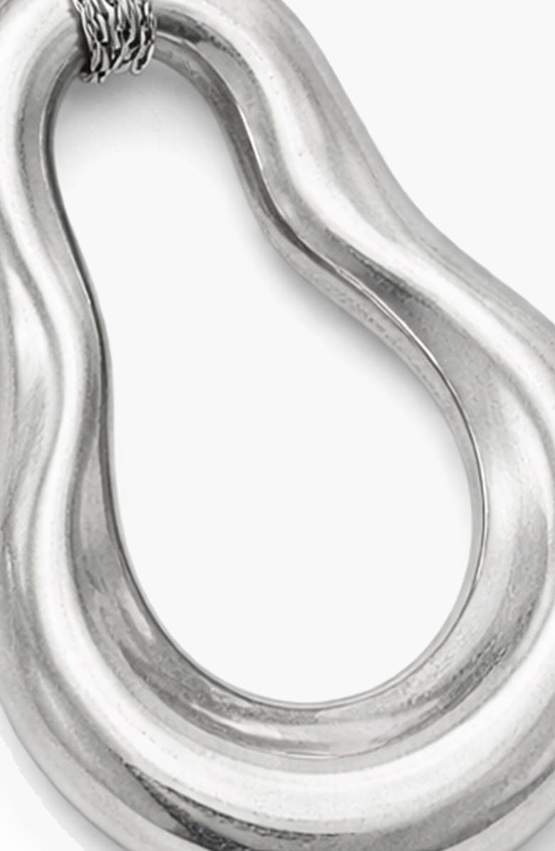 YOJ Nova Wave Necklace in Silver, Alternate, color, Silver