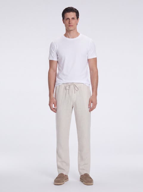 Joseph Linen Straight-Leg Pants