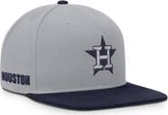 Nike Men's Nike Gray/Navy Houston Astros Primetime Pro Dri-FIT Snapback Hat
