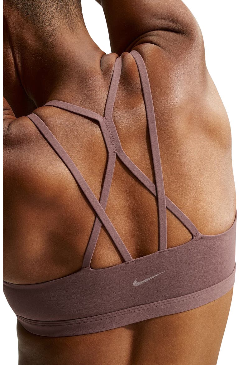 Zenvy Strappy Light-Support Padded Sports Bra, Alternate, color, TATTOO/ WHITE