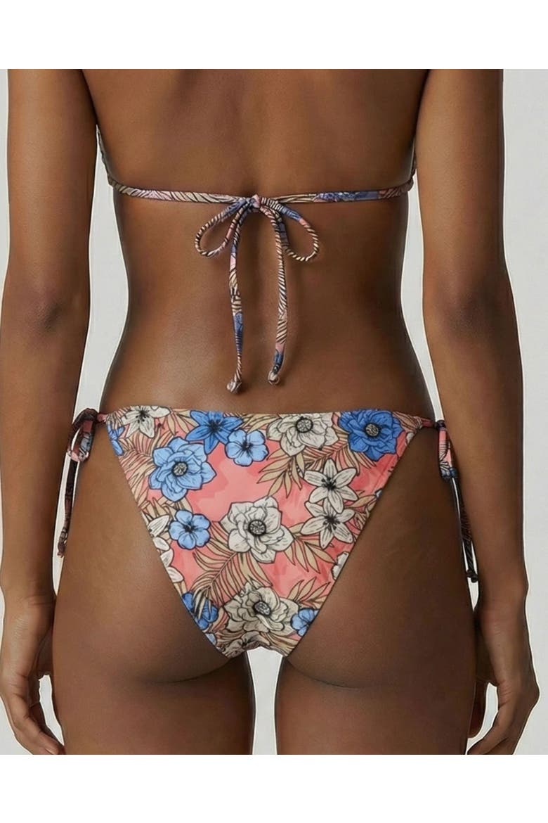 Tropical Mix Womens Bikini Bottom, Alternate, color, Tropical Mix Coral