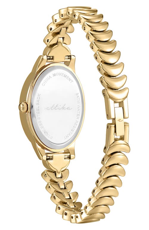 Ettika Oval Modern Bracelet Watch, 24mm X 31mm In Gold