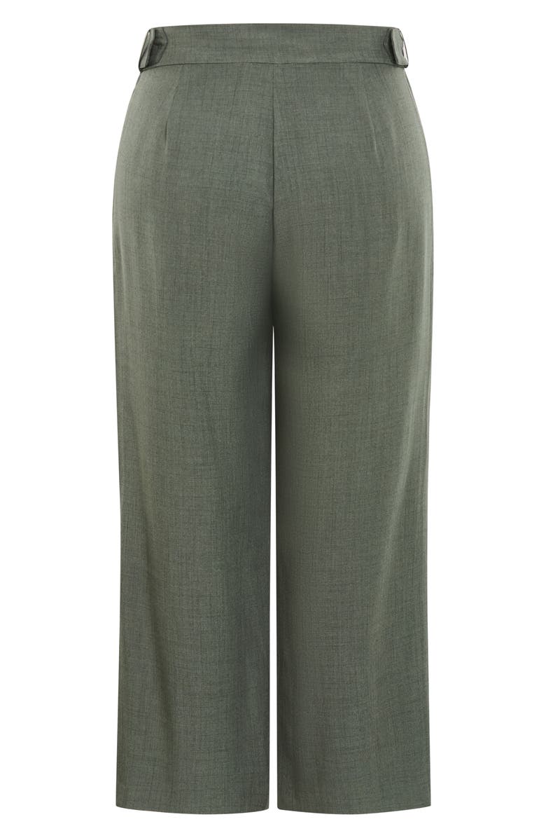 City Chic Blakely Wide Leg Pants, Alternate, color, Olive