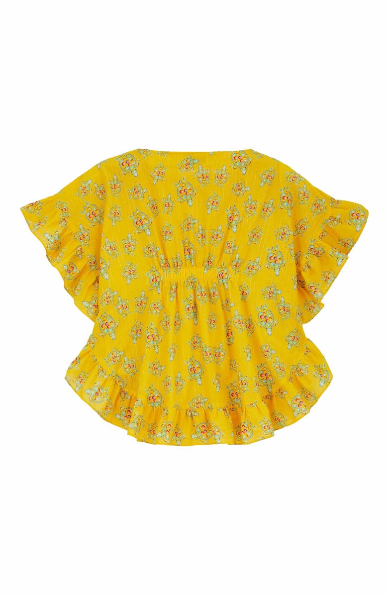 Vilebrequin Kids' Vendôme Turtles Dress Shirt, Alternate, color, 