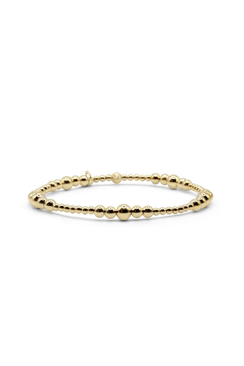 Bliss Gold Filled Beaded Bracelet, Alternate, color, Gold