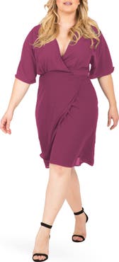 Standards & Practices Candice Georgette Wrap Dress