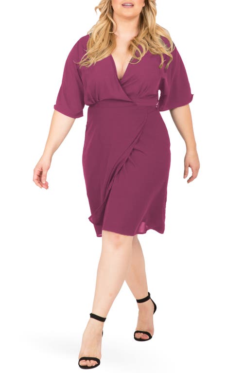 Standards & Practices Candice Georgette Wrap Dress in Rose  product
