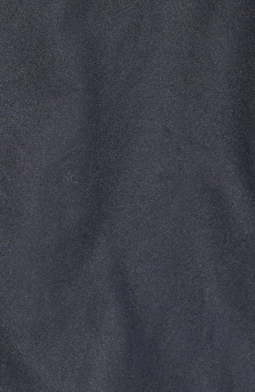 Shop Barbour Ashby Waxed Cotton Jacket In Navy 2