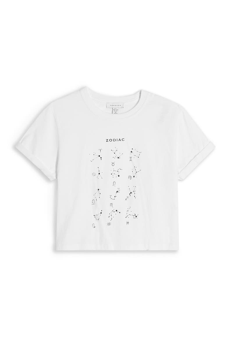 Zodiac Graphic Tee, Alternate, color, WHITE