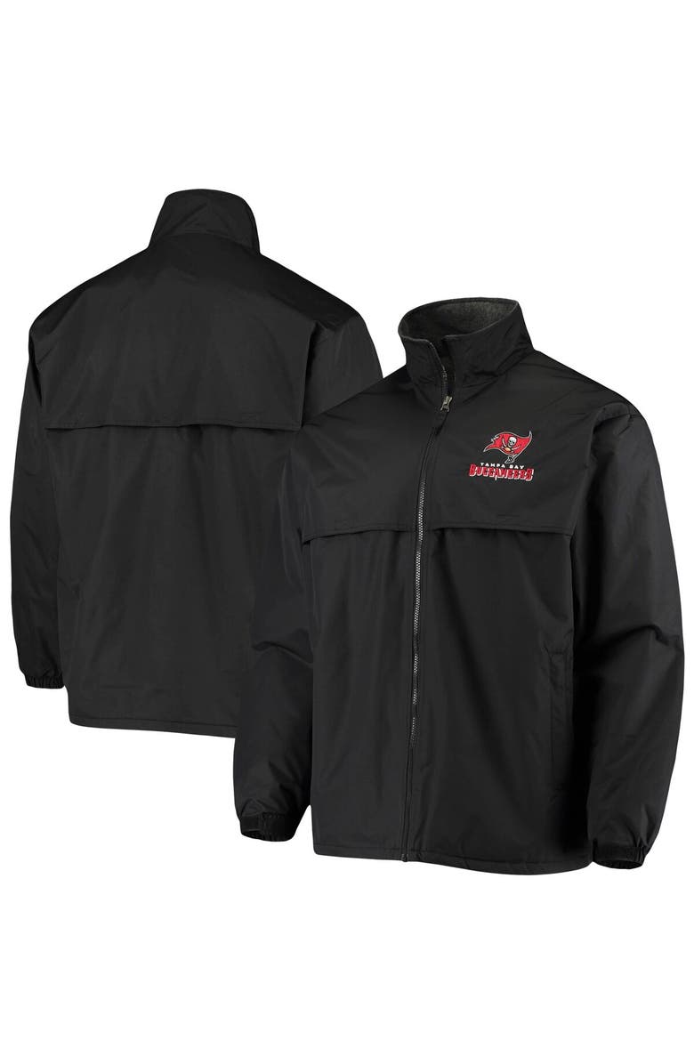 DUNBROOKE Men's Dunbrooke Black Tampa Bay Buccaneers Triumph Fleece Full-Zip Jacket, Alternate, color, Black