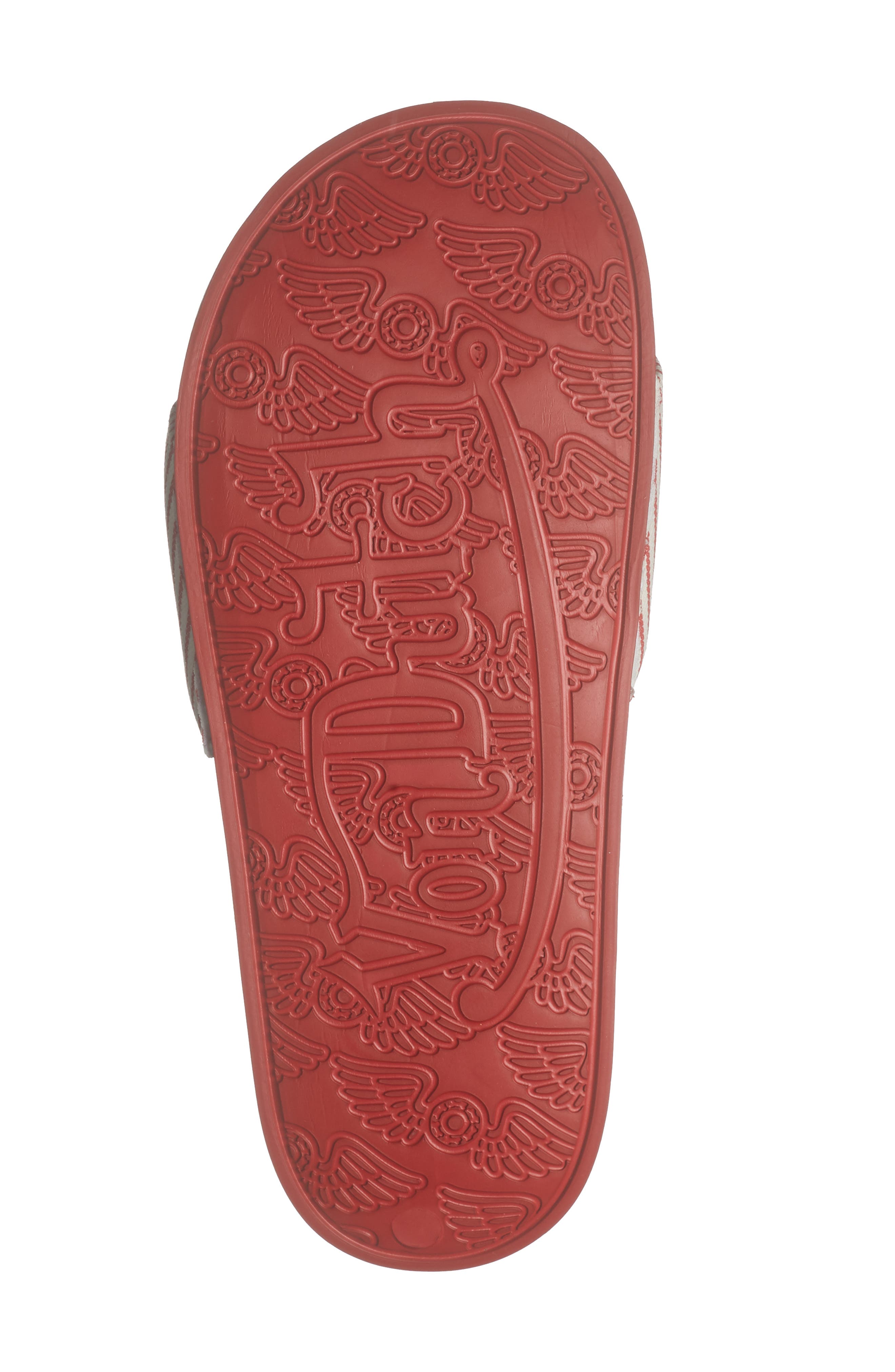Von Dutch Turbo Slide Sandal, Alternate, color, Red/ White