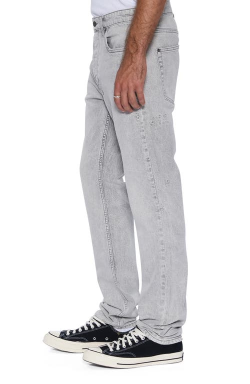 Ksubi Chitch Jupiter Skrawl Slim Tapered Leg Jeans In Gray