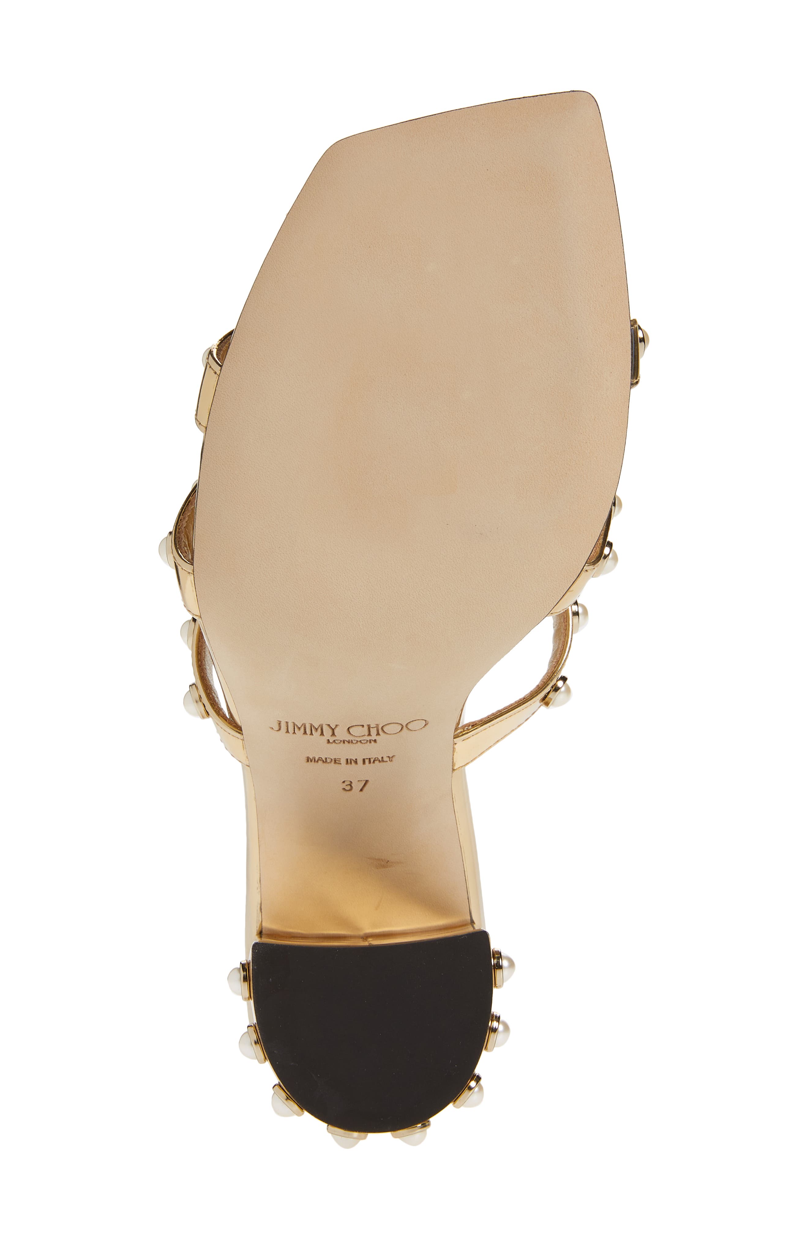 Jimmy Choo Hazal Cage Slide Sandal, Alternate, color, 