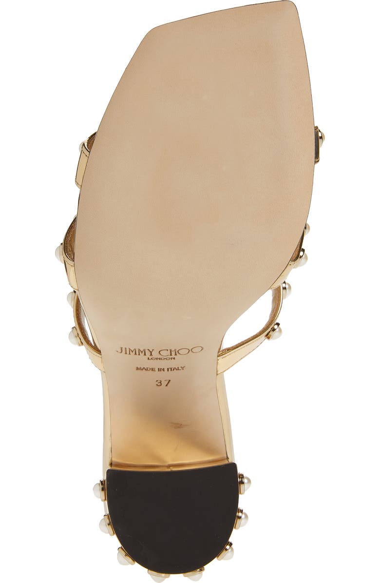 Jimmy Choo Hazal Cage Slide Sandal, Alternate, color,