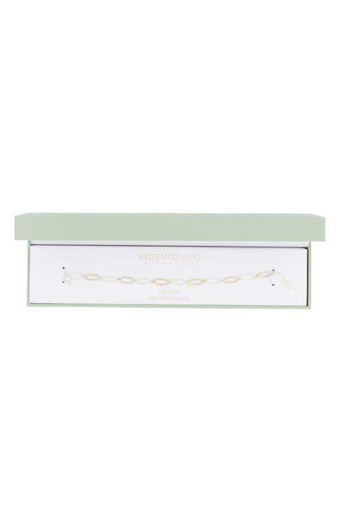 Two-Tone Chain Bracelet