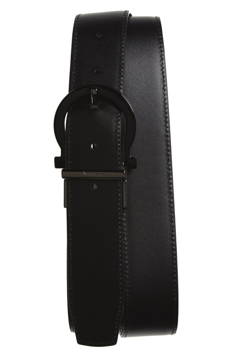 FERRAGAMO Salvatore Ferragamo Reversible Calfskin Leather Belt, Alternate, color,